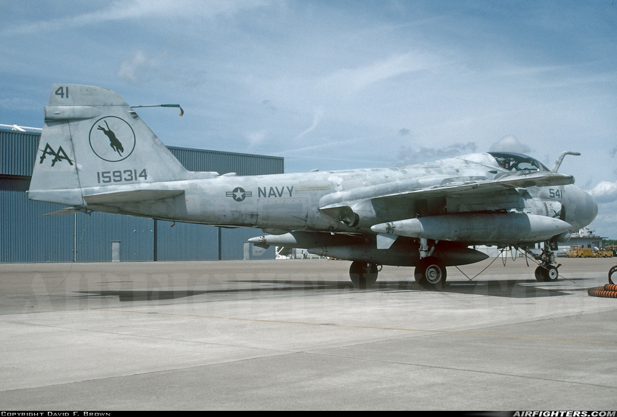 USA - Navy Grumman A-6E Intruder (G-128) 159314 at Virginia Beach Airport (42VA), USA