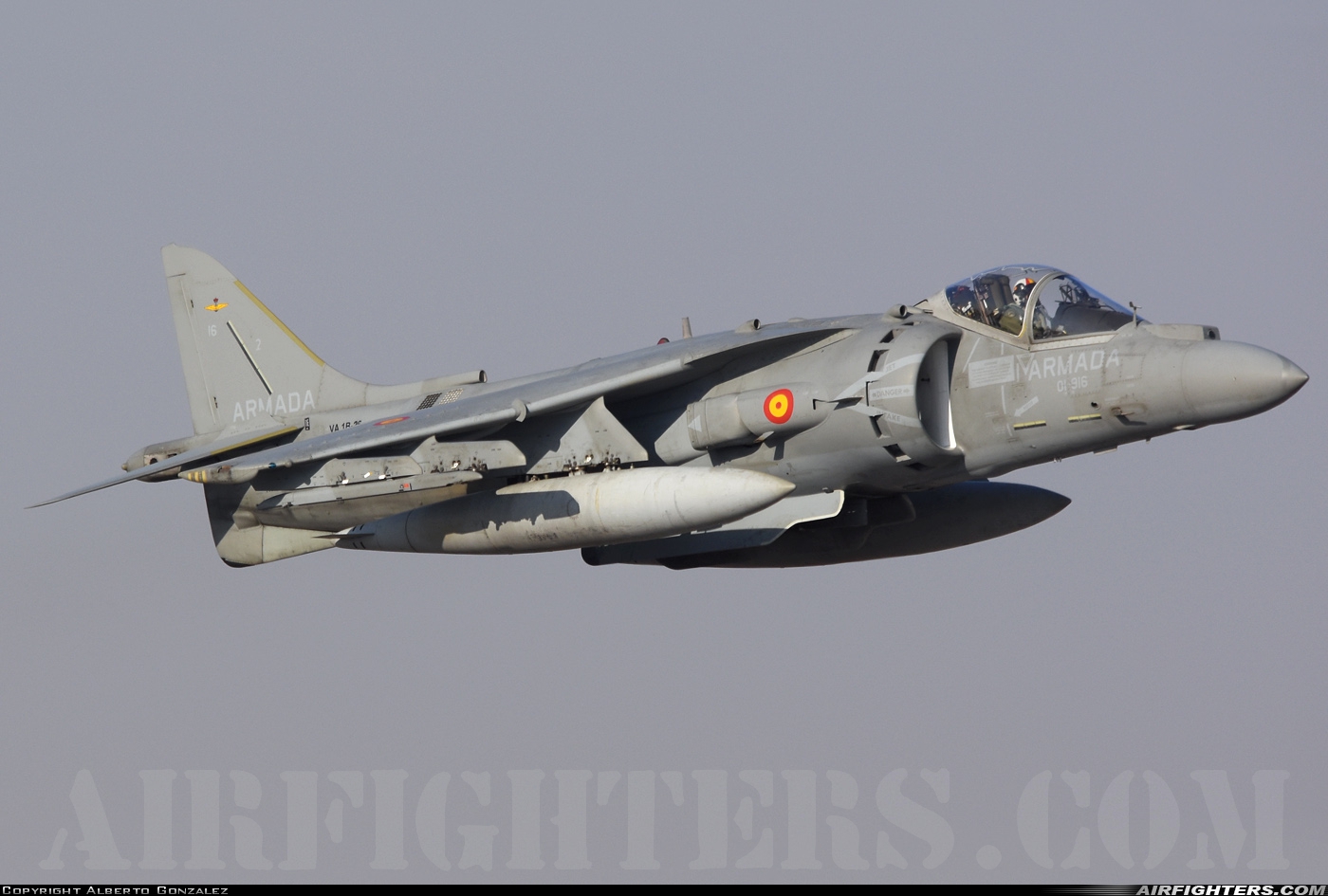 Spain - Navy McDonnell Douglas EAV-8B+ Harrier II VA.1B-26 at Madrid - Torrejon (TOJ / LETO), Spain