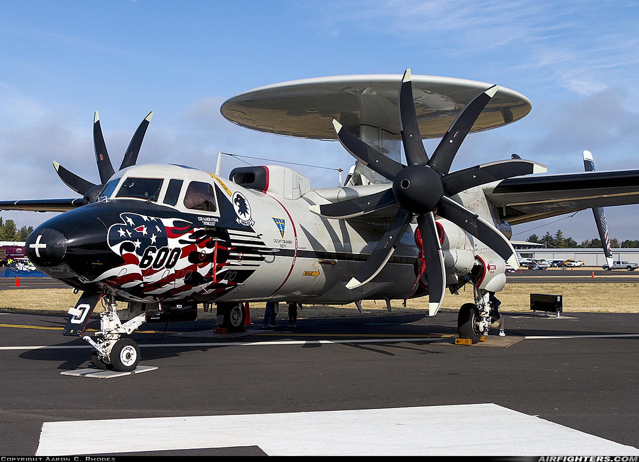 USA - Navy Grumman E-2C+ Hawkeye 165819 at Portland - Portland-Hillsboro (HIO), USA