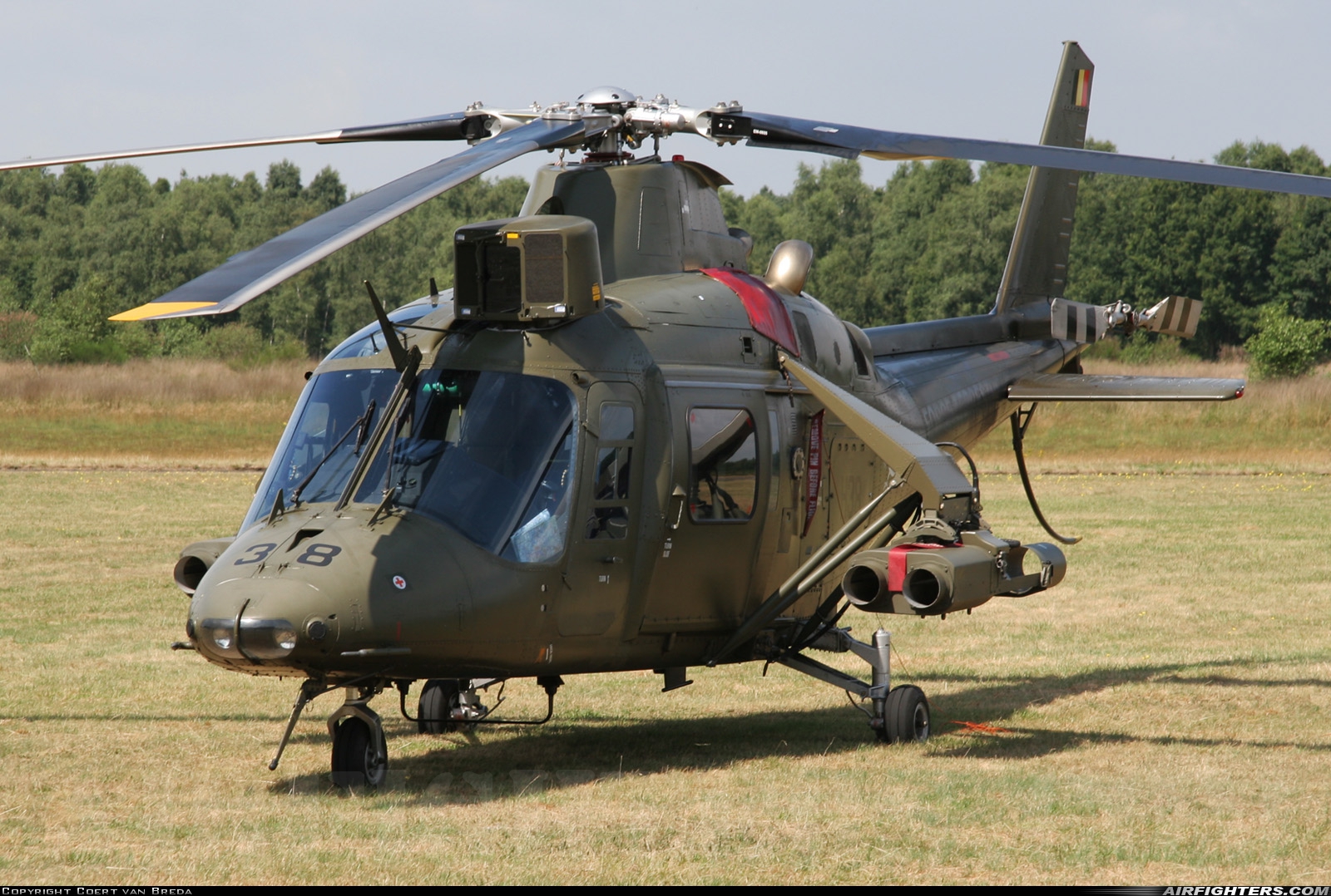 Belgium - Army Agusta A-109HA (A-109BA) H38 at Kleine Brogel (EBBL), Belgium