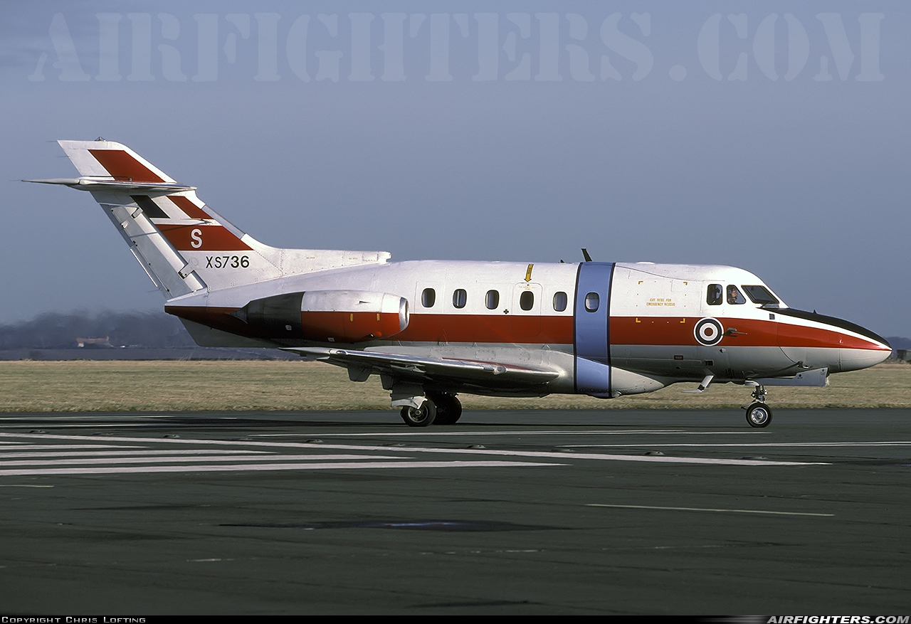 UK - Air Force Hawker Siddeley HS-125 Dominie T2 XS736 at Cranwell (EGYD), UK