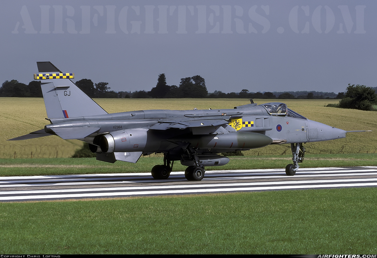 UK - Air Force Sepecat Jaguar GR3A XZ364 at Cottesmore (Oakham) (OKH / EGXJ), UK