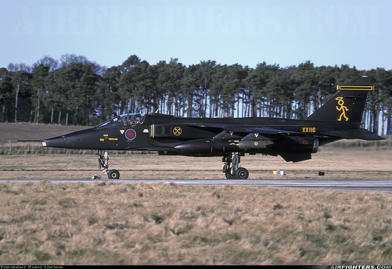 UK - Air Force Sepecat Jaguar GR1A XX116 at Lossiemouth (LMO / EGQS), UK