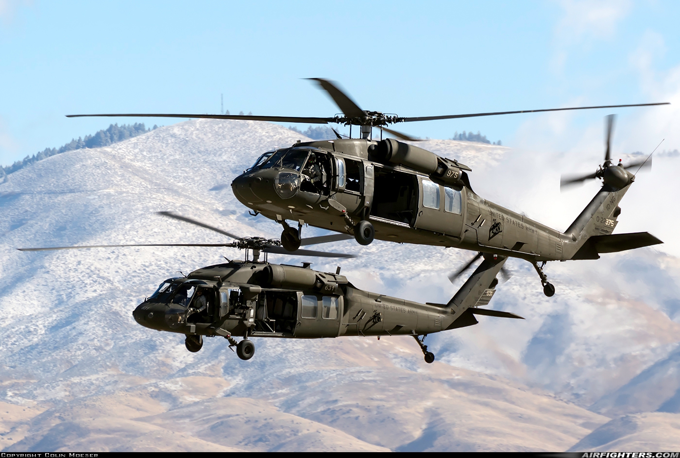 USA - Army Sikorsky UH-60L Black Hawk (S-70A) 01-22975 at Boise - Air Terminal / Gowen Field (Municipal) (BOI / KBOI), USA