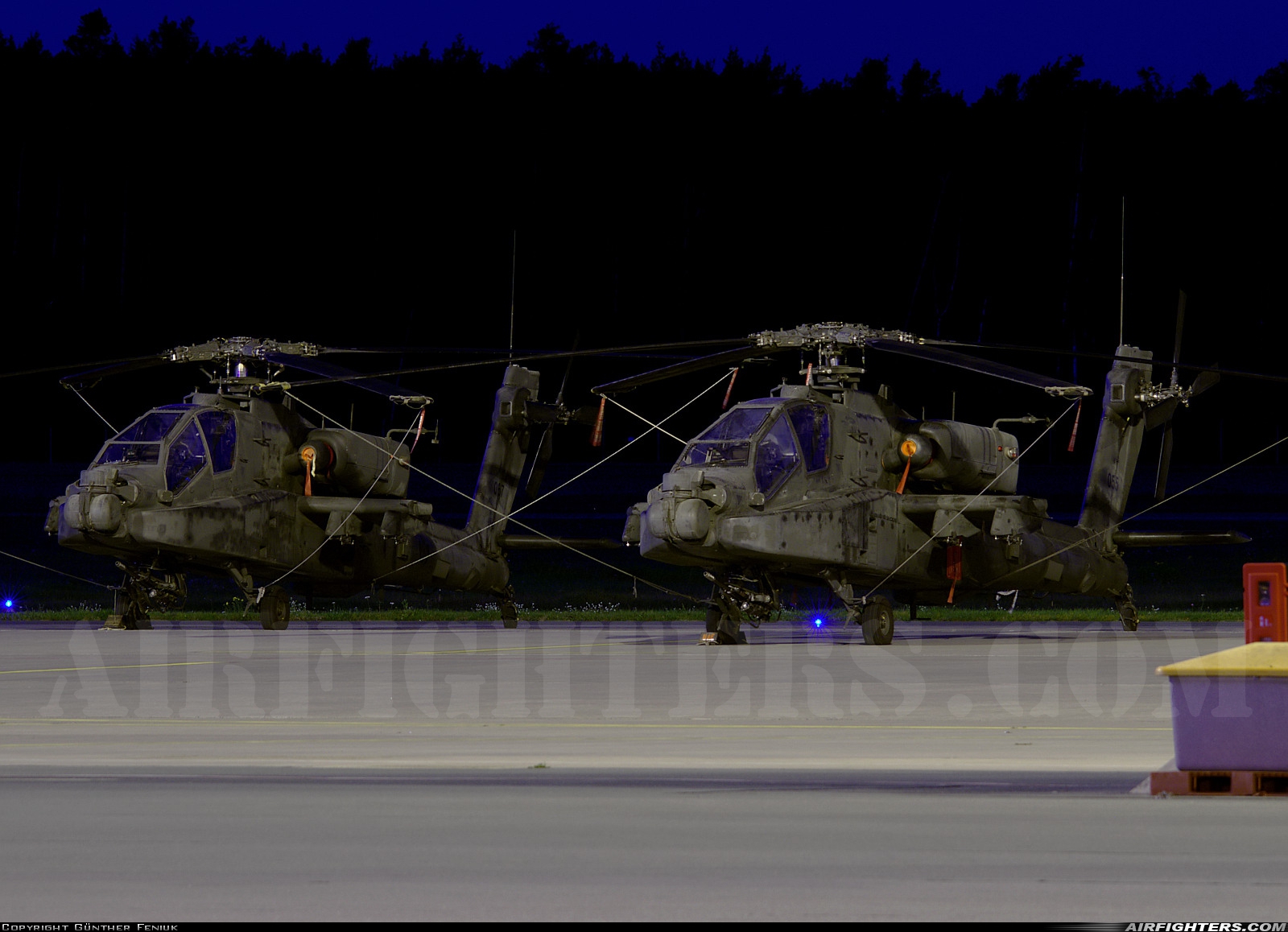United Arab Emirates - Air Force McDonnell Douglas AH-64D Apache Longbow 055 at Nuremberg (NUE / EDDN), Germany
