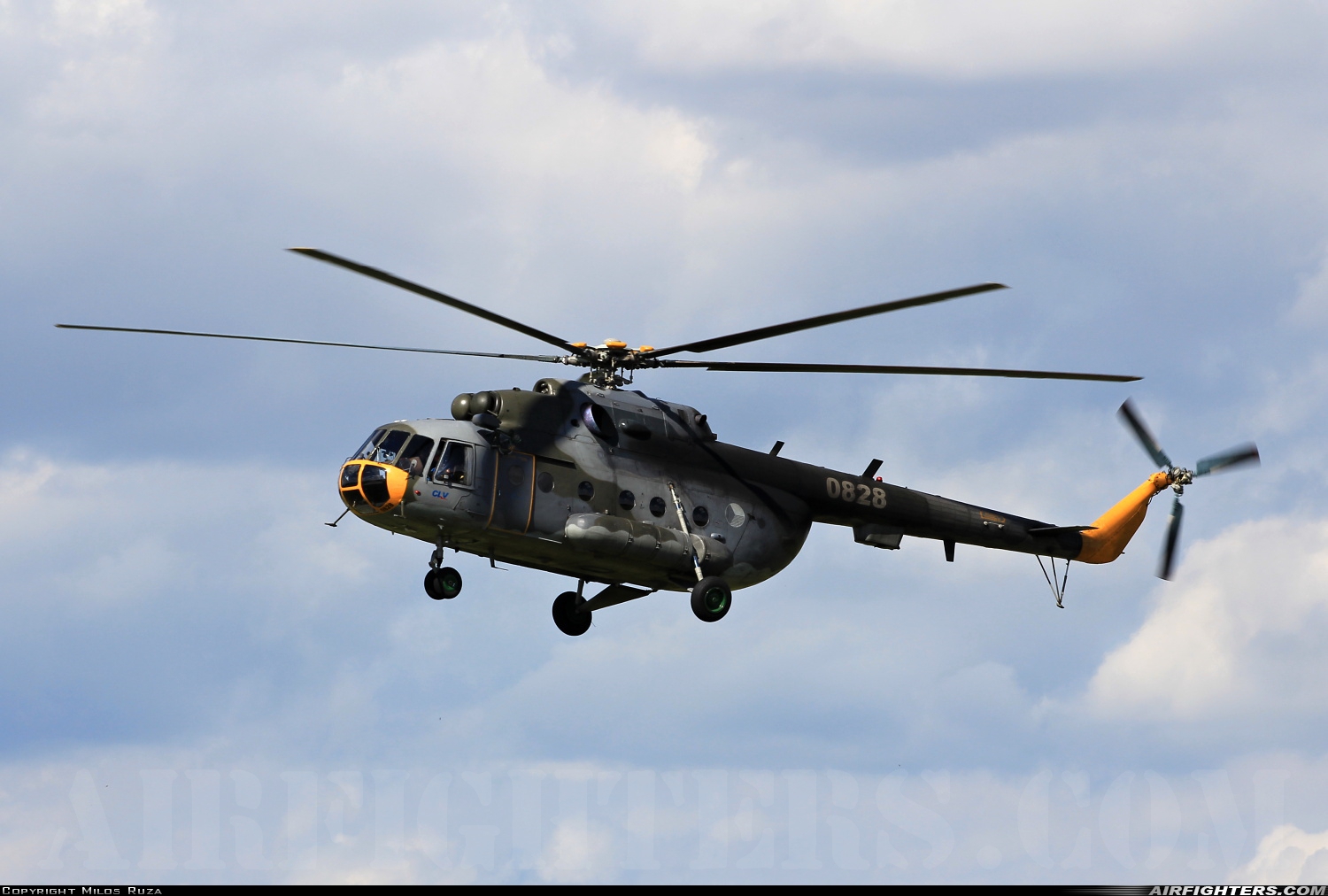 Czech Republic - Air Force Mil Mi-17 0828 at Pardubice (PED / LKPD), Czech Republic