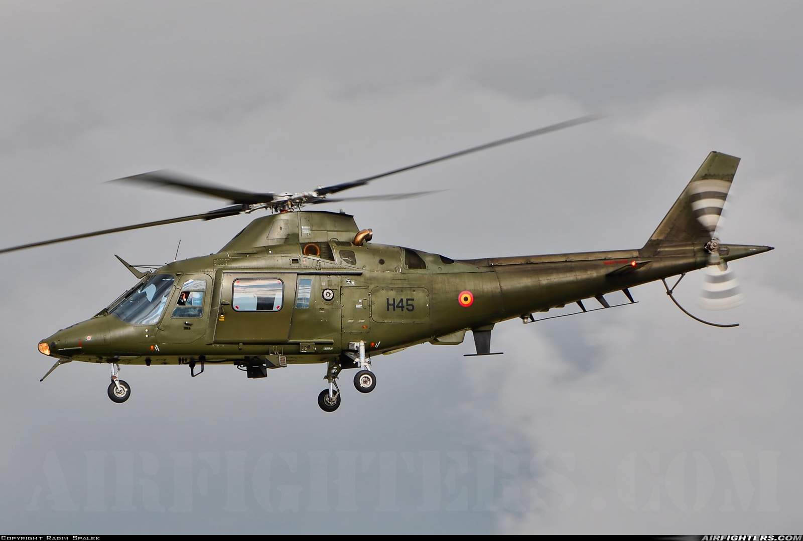 Belgium - Army Agusta A-109HO (A-109BA) H45 at Hradec Kralove (LKHK), Czech Republic