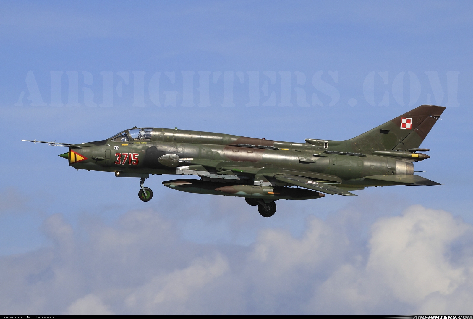 Poland - Air Force Sukhoi Su-22M4 Fitter-K 3715 at Payerne (LSMP), Switzerland
