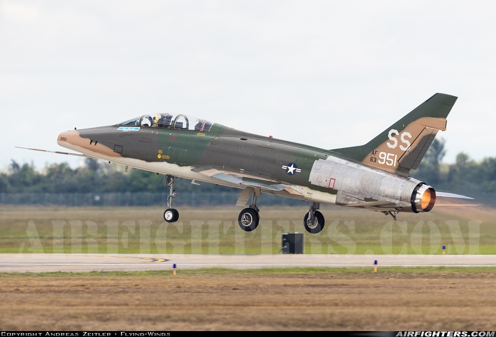 Private - Collings Foundation North American F-100F Super Sabre N26AZ at Houston - Ellington Field (AFB) (EFD), USA