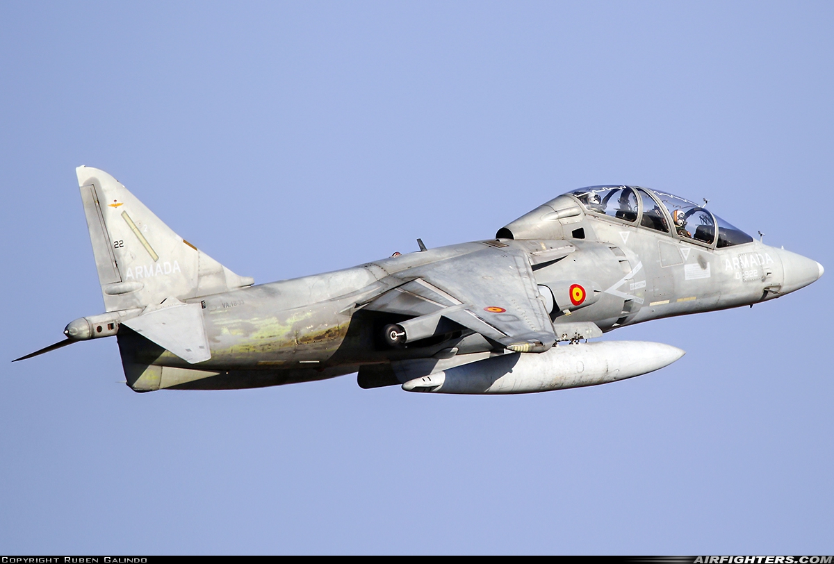 Spain - Navy McDonnell Douglas TAV-8B Harrier II VA.1B-33 at Madrid - Torrejon (TOJ / LETO), Spain