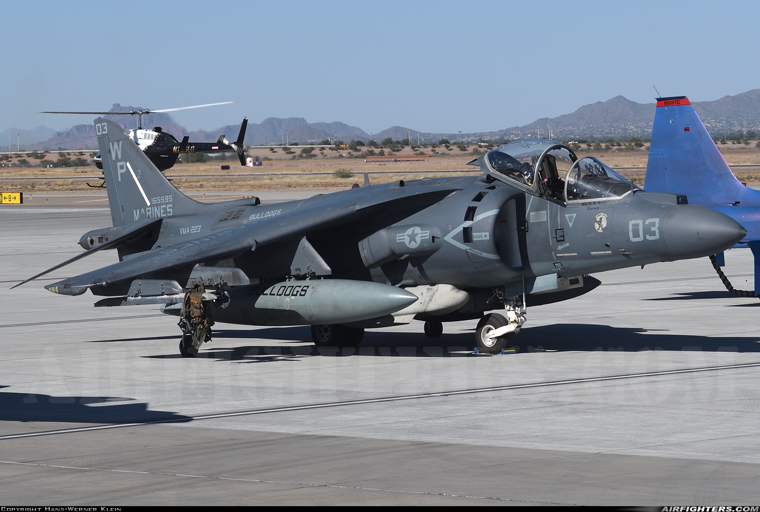 USA - Marines McDonnell Douglas AV-8B+ Harrier ll 165595 at Phoenix (Chandler) - Williams Gateway (AFB) (CHD / IWA / KIWA), USA