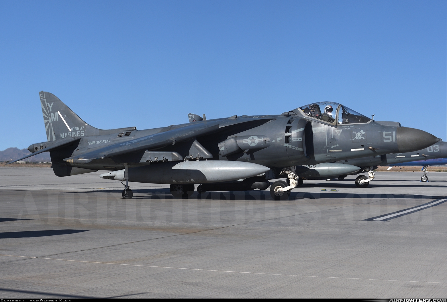 USA - Marines McDonnell Douglas AV-8B+ Harrier ll 165597 at Phoenix (Chandler) - Williams Gateway (AFB) (CHD / IWA / KIWA), USA