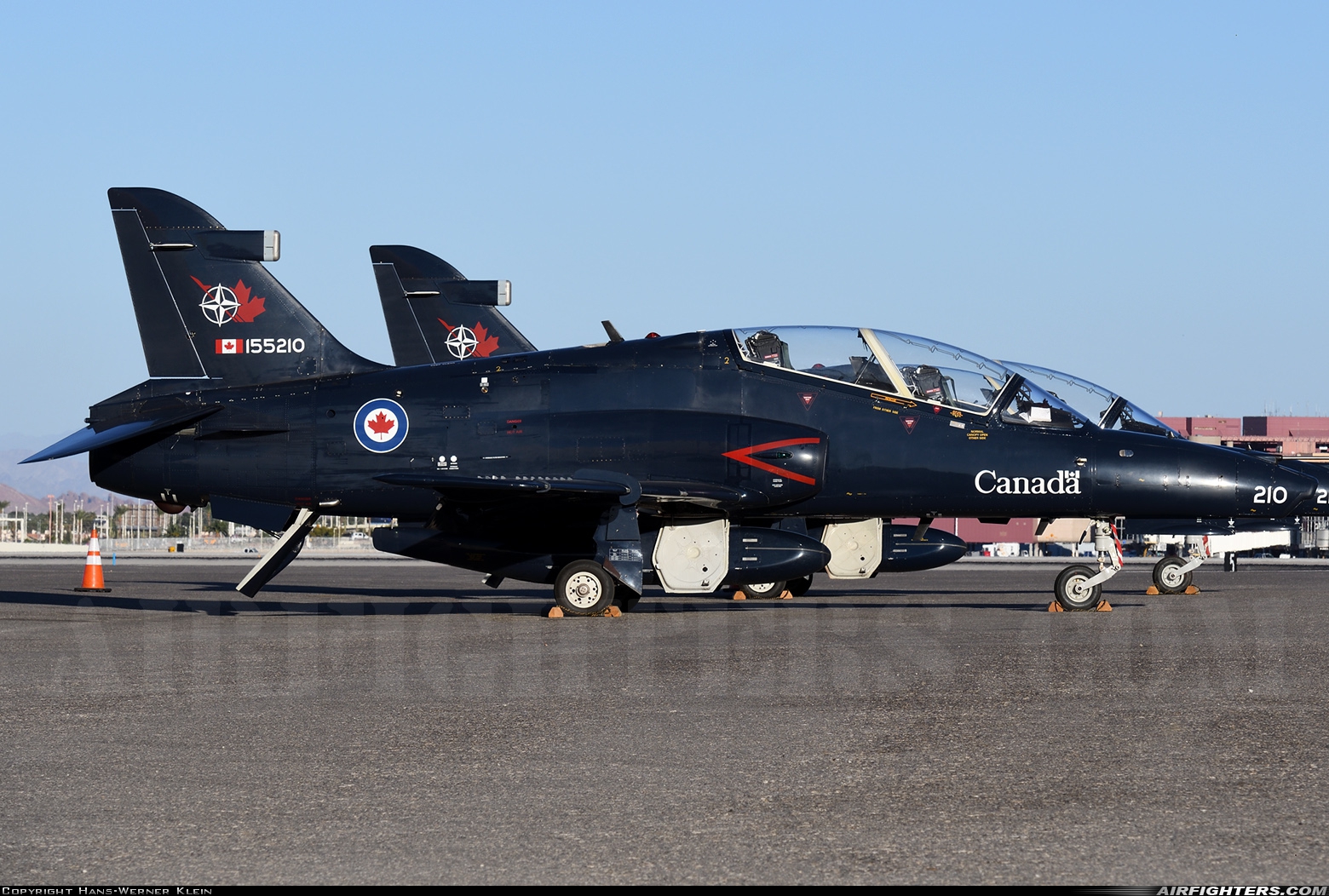 Canada - Air Force BAE Systems CT-155 Hawk (Hawk Mk.115) 155210 at Las Vegas - McCarran Int. (LAS / KLAS), USA
