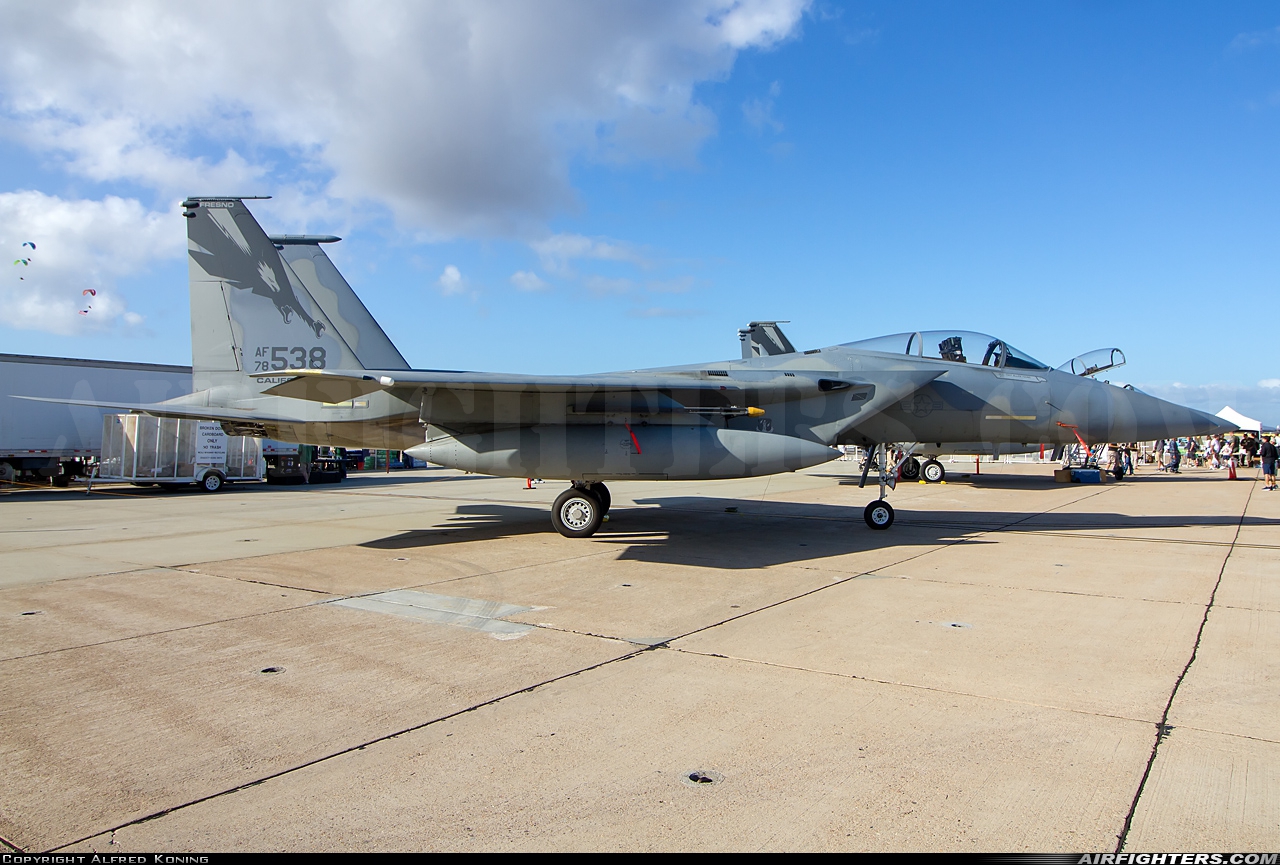 USA - Air Force McDonnell Douglas F-15C Eagle 78-0538 at San Diego - Miramar MCAS (NAS) / Mitscher Field (NKX / KNKX), USA