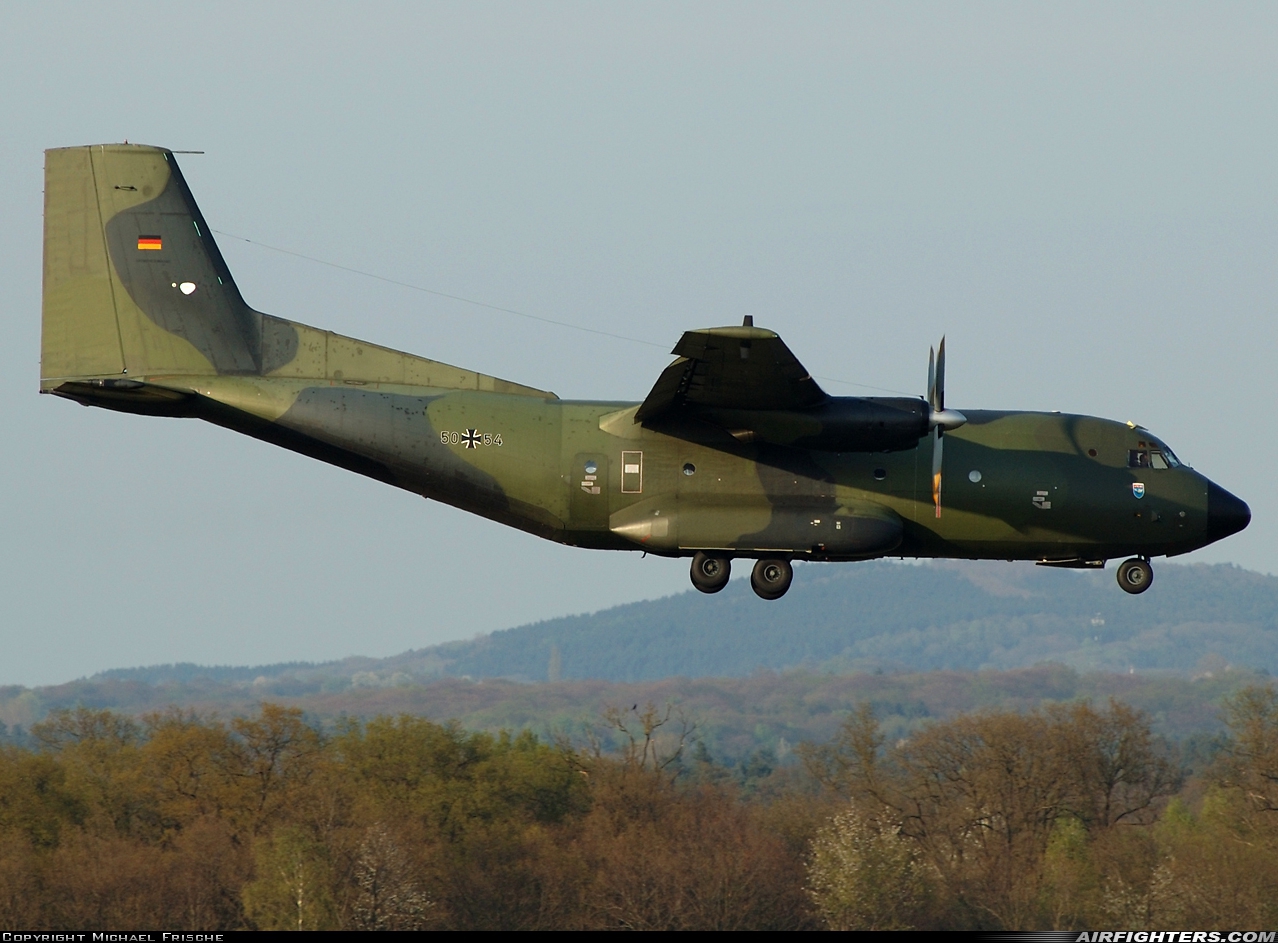 Germany - Air Force Transport Allianz C-160D 50+54 at Cologne / Bonn (- Konrad Adenauer / Wahn) (CGN / EDDK), Germany
