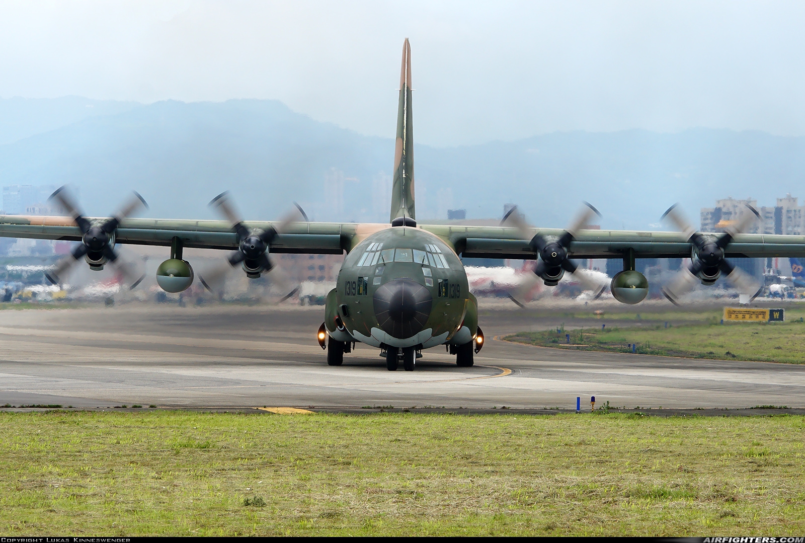 Taiwan - Air Force Lockheed C-130H Hercules (L-382) 1319 at Taipei - Sung Shan (TSA / RCSS), Taiwan