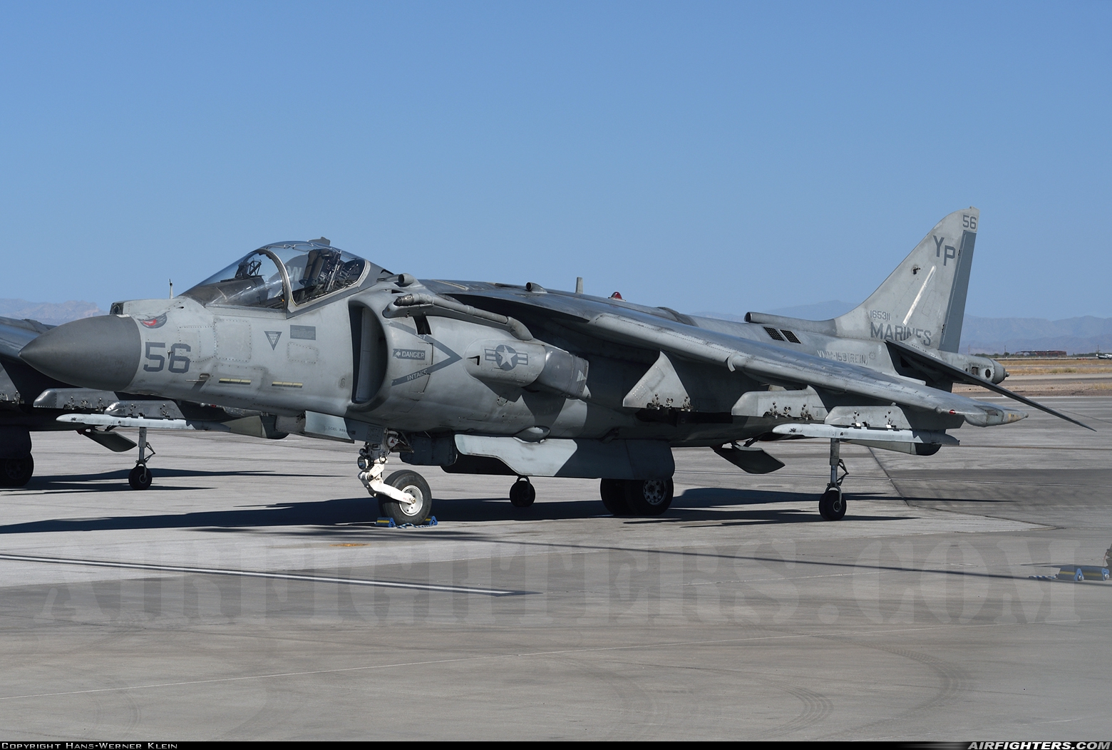USA - Marines McDonnell Douglas AV-8B+ Harrier ll 165311 at Phoenix (Chandler) - Williams Gateway (AFB) (CHD / IWA / KIWA), USA