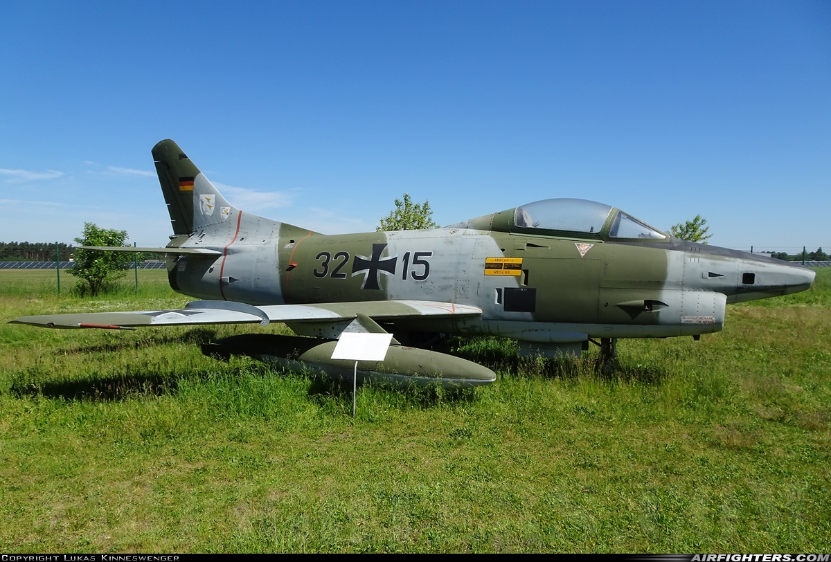 Germany - Air Force Fiat G-91R3 32+15 at Cottbus North (ETHT), Germany