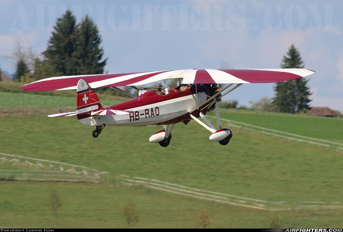Private - Association Morane 317 Morane-Saulnier MS.317 HB-RAO at Langenthal - Bleienbach (LSPL), Switzerland