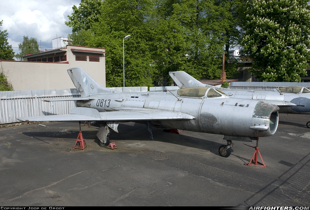 Czechoslovakia - Air Force Mikoyan-Gurevich MiG-19P 0813 at Kbely (LKKB), Czech Republic