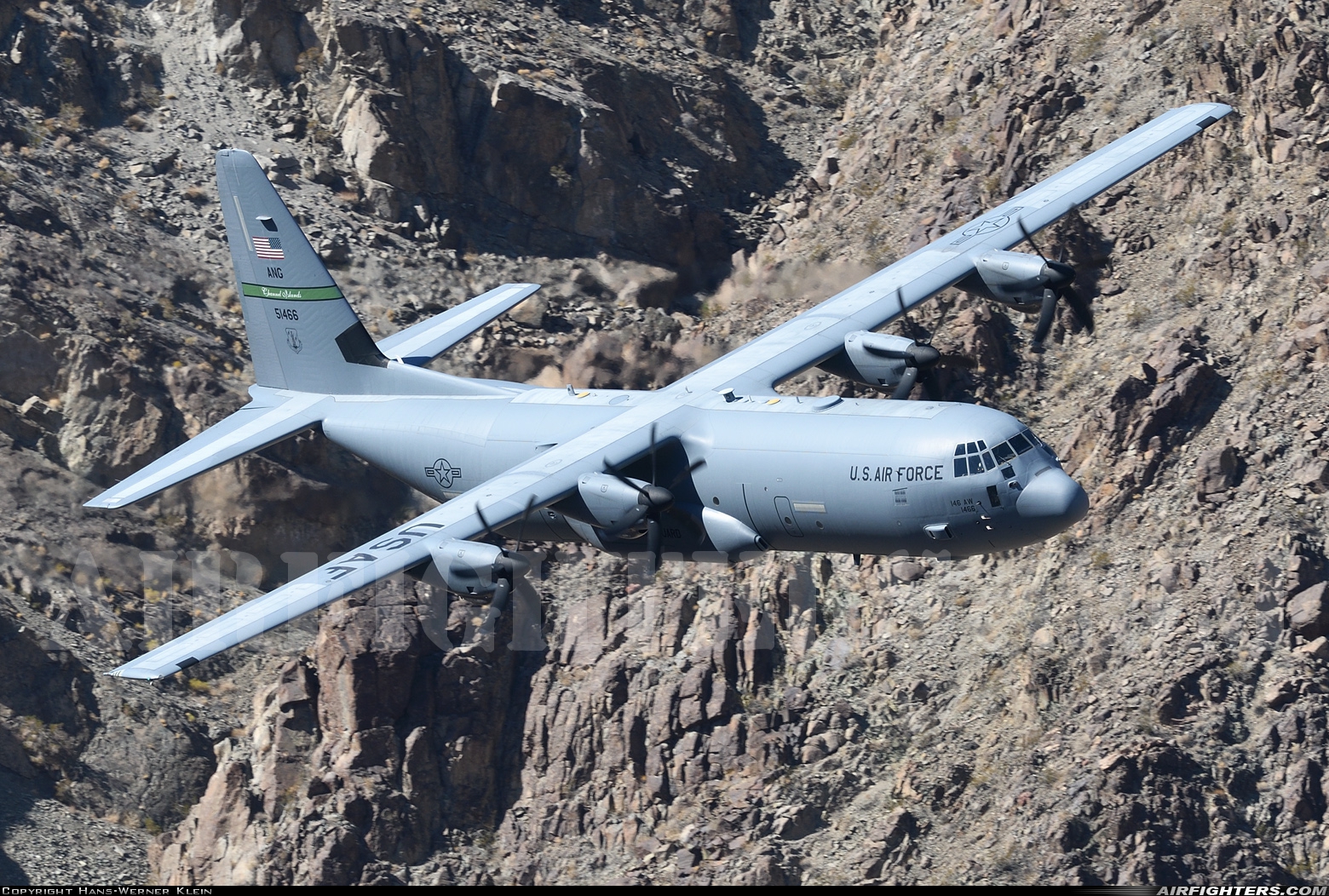 USA - Air Force Lockheed Martin C-130J-30 Hercules (L-382) 05-1466 at Off-Airport - Rainbow Canyon area, USA