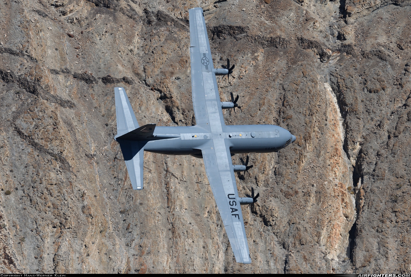 USA - Air Force Lockheed Martin C-130J-30 Hercules (L-382) 05-1466 at Off-Airport - Rainbow Canyon area, USA