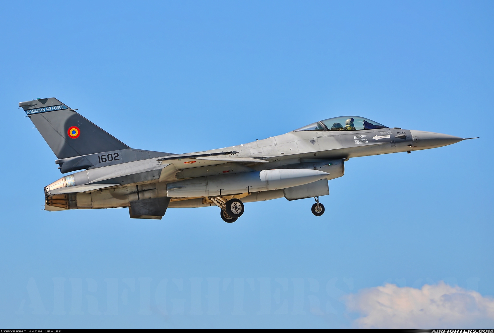 Romania - Air Force General Dynamics F-16AM Fighting Falcon 1602 at Campia Turzii (LRCT), Romania