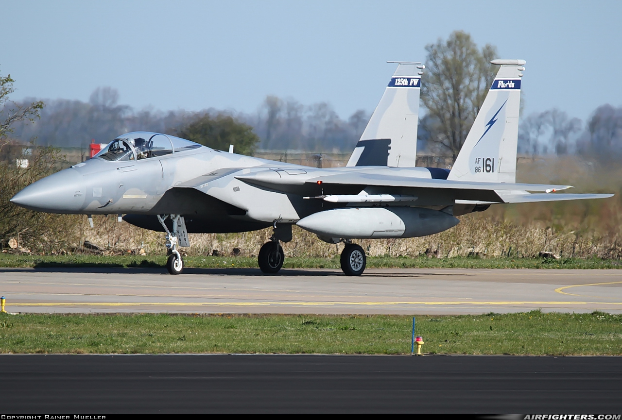 USA - Air Force McDonnell Douglas F-15C Eagle 86-0161 at Leeuwarden (LWR / EHLW), Netherlands