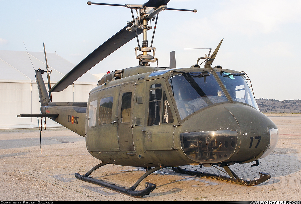 Spain - Army Bell UH-1H Iroquois (205) HU.10-40 at Madrid - Colmenar Viejo (LECV), Spain