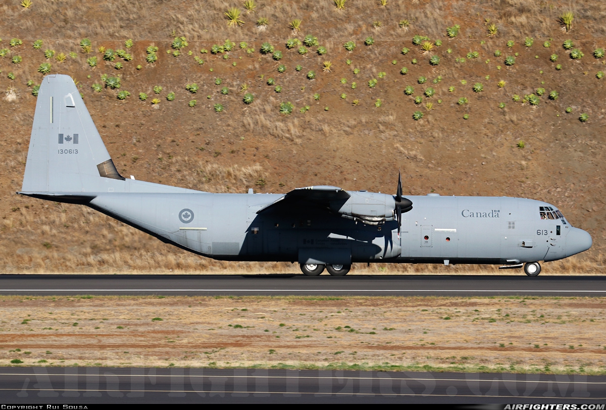 Canada - Air Force Lockheed Martin CC-130J Hercules (C-130J-30 / L-382) 130613 at Funchal / Madeira (- Santa Cruz) (FNC / LPMA), Portugal