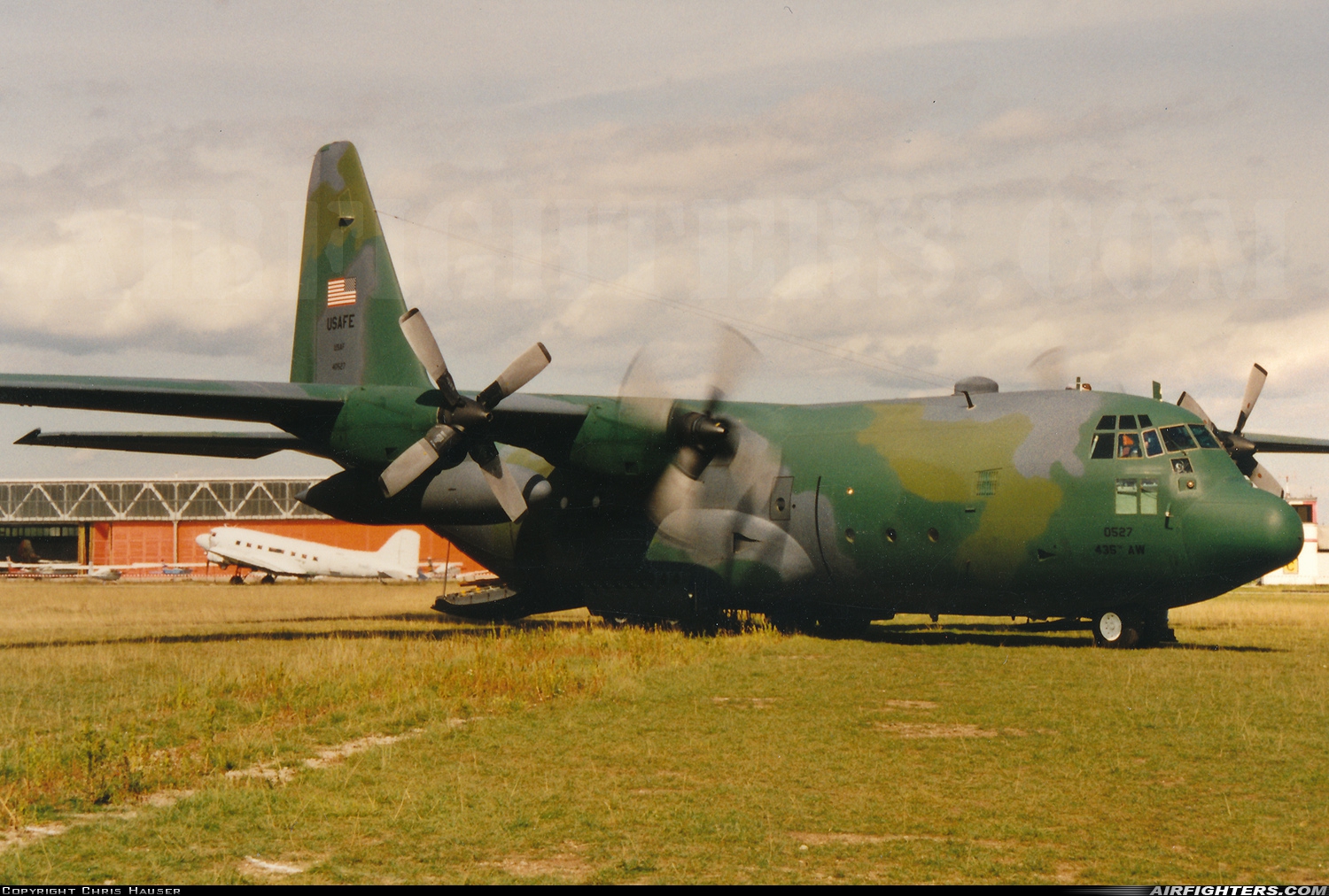 USA - Air Force Lockheed C-130E Hercules (L-382) 64-0527 at Wiener Neustadt - Ost (LOAN), Austria