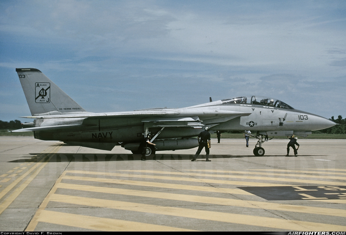 USA - Navy Grumman F-14A Tomcat 160407 at Virginia Beach - Oceana NAS / Apollo Soucek Field (NTU / KNTU), USA