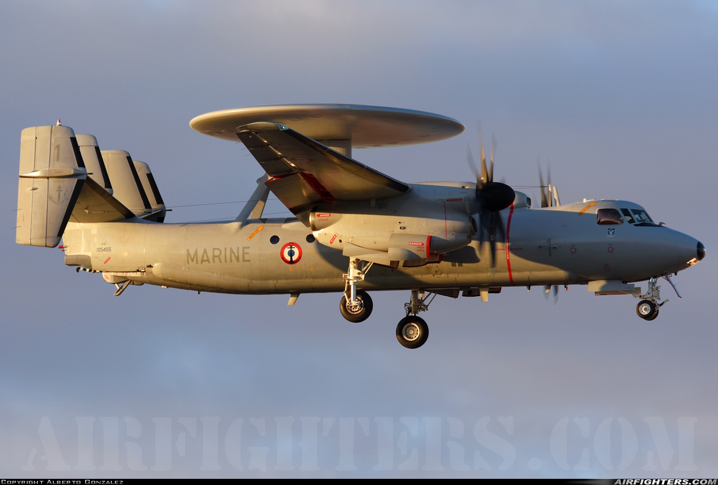 France - Navy Grumman E-2C Hawkeye 1 at Albacete (- Los Llanos) (LEAB), Spain