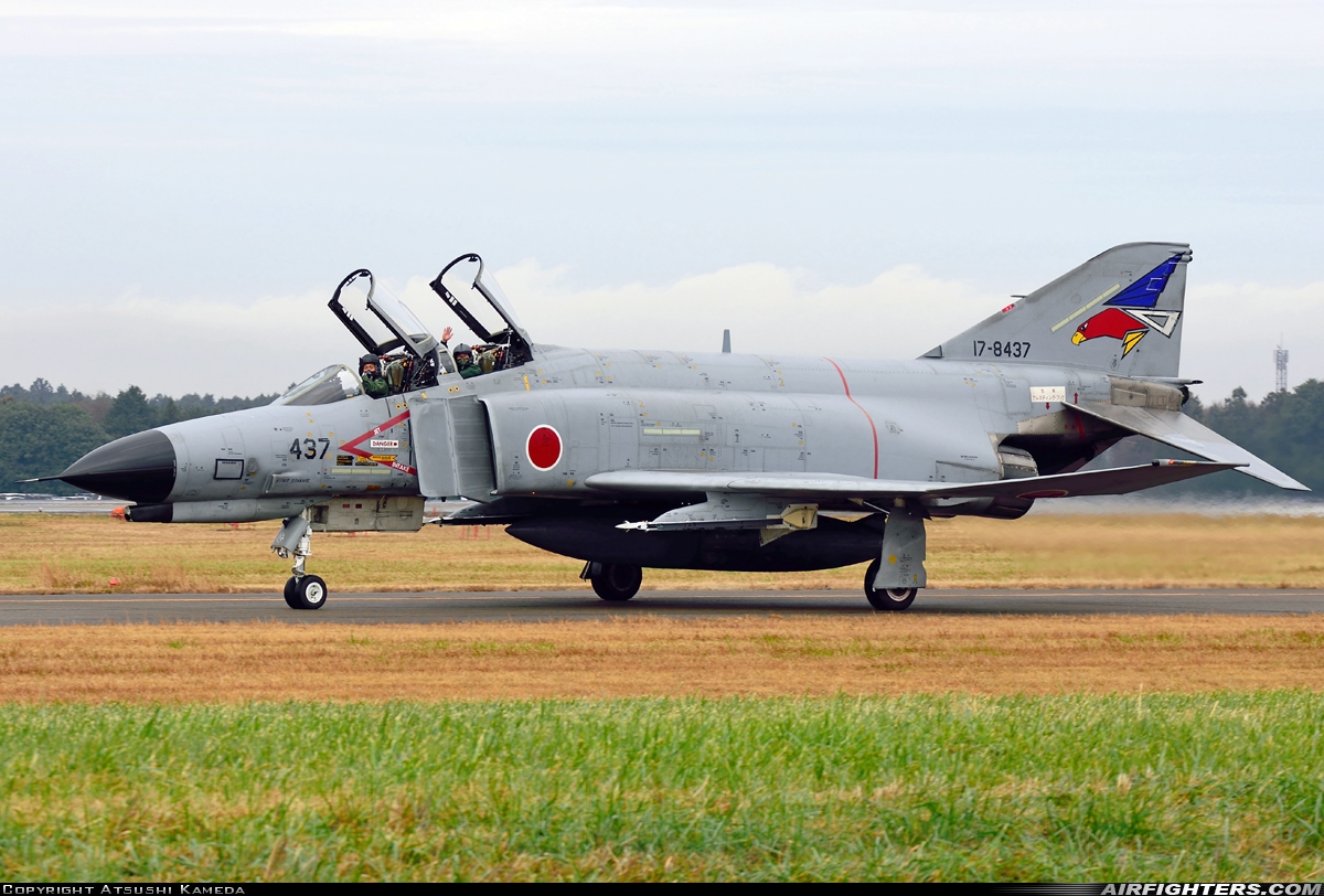 Japan - Air Force McDonnell Douglas F-4EJ-KAI Phantom II 17-8437 at Hyakuri (RJAH), Japan