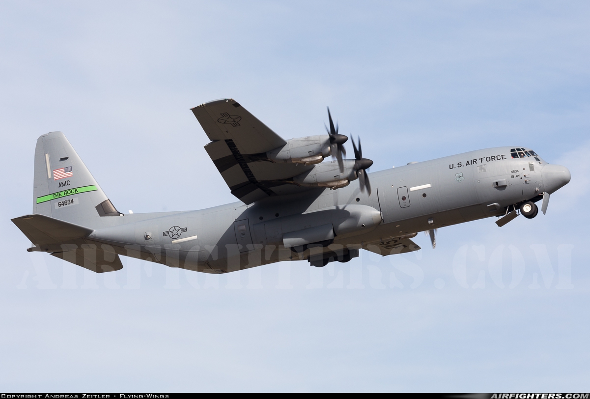 USA - Air Force Lockheed Martin C-130J-30 Hercules (L-382) 06-4634 at Houston - Ellington Field (AFB) (EFD), USA
