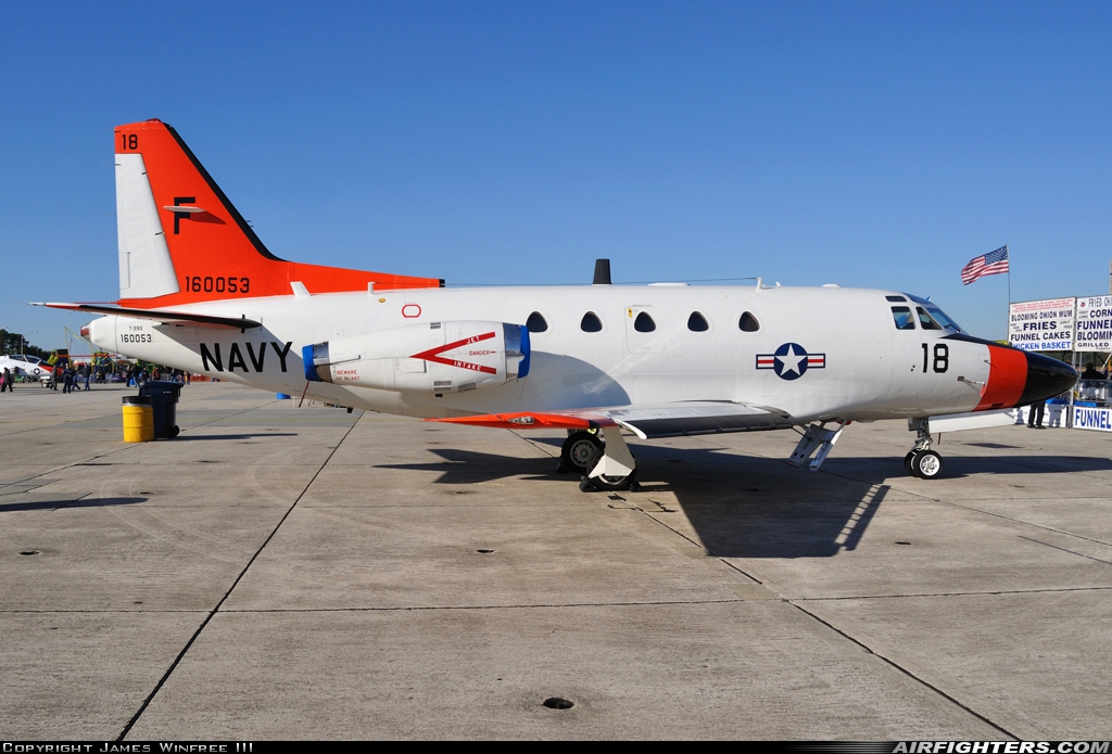 USA - Navy North American CT-39G Sabreliner 160053 at Pensacola - NAS / Forrest Sherman Field (NPA / KNPA), USA