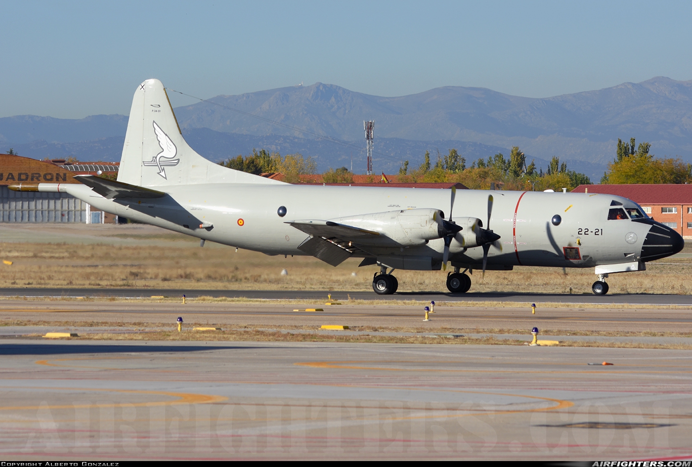 Spain - Air Force Lockheed P-3A Orion P.3A-01 at Madrid - Cuatro Vientos (LECU / LEVS), Spain