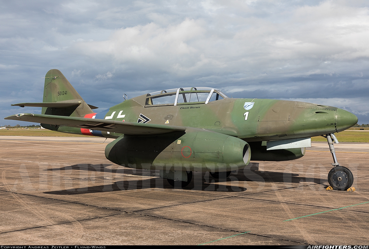 Private - Collings Foundation Messerschmitt Me-262B-1c (Replica) N262AZ at Houston - Ellington Field (AFB) (EFD), USA