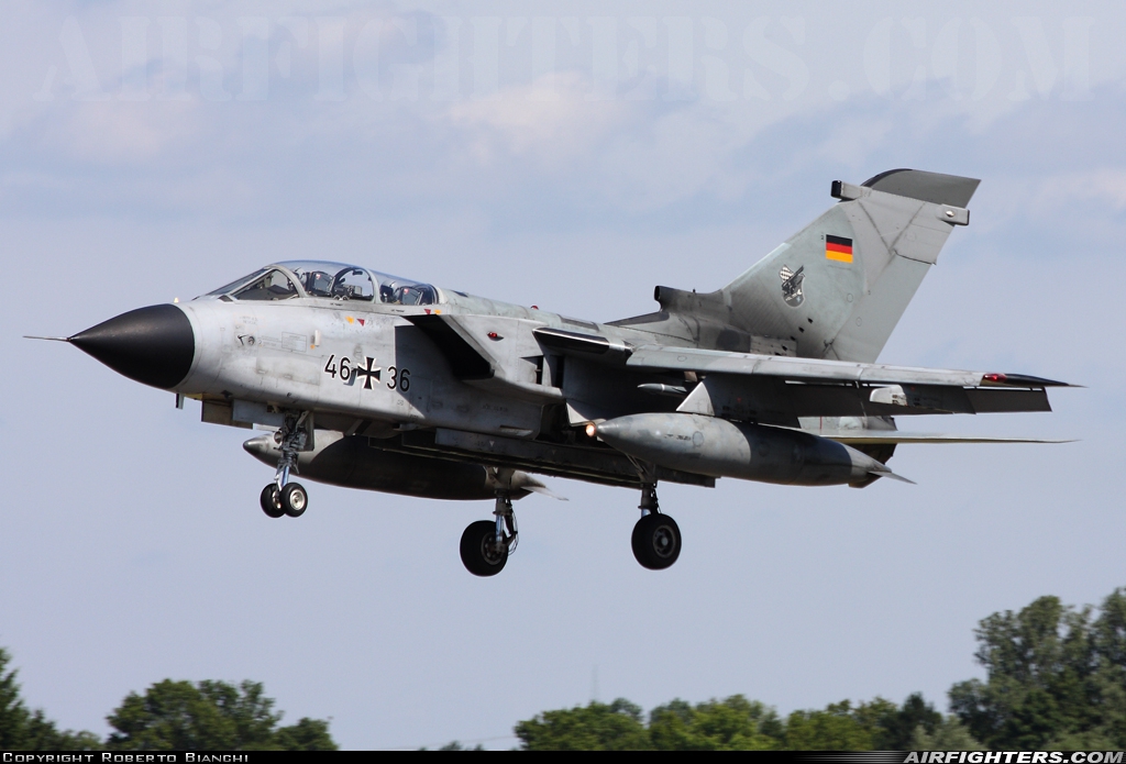 Germany - Air Force Panavia Tornado ECR 46+36 at Lechfeld (ETSL), Germany
