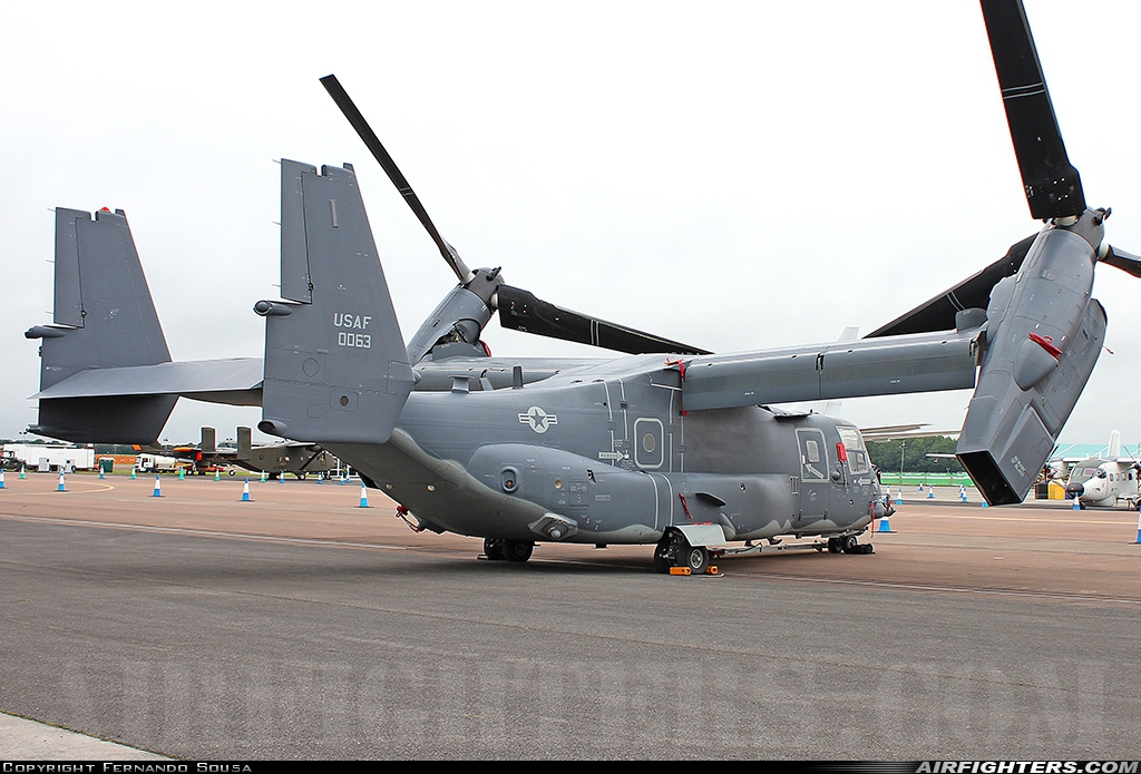 USA - Air Force Bell / Boeing CV-22B Osprey 12-0063 at Fairford (FFD / EGVA), UK