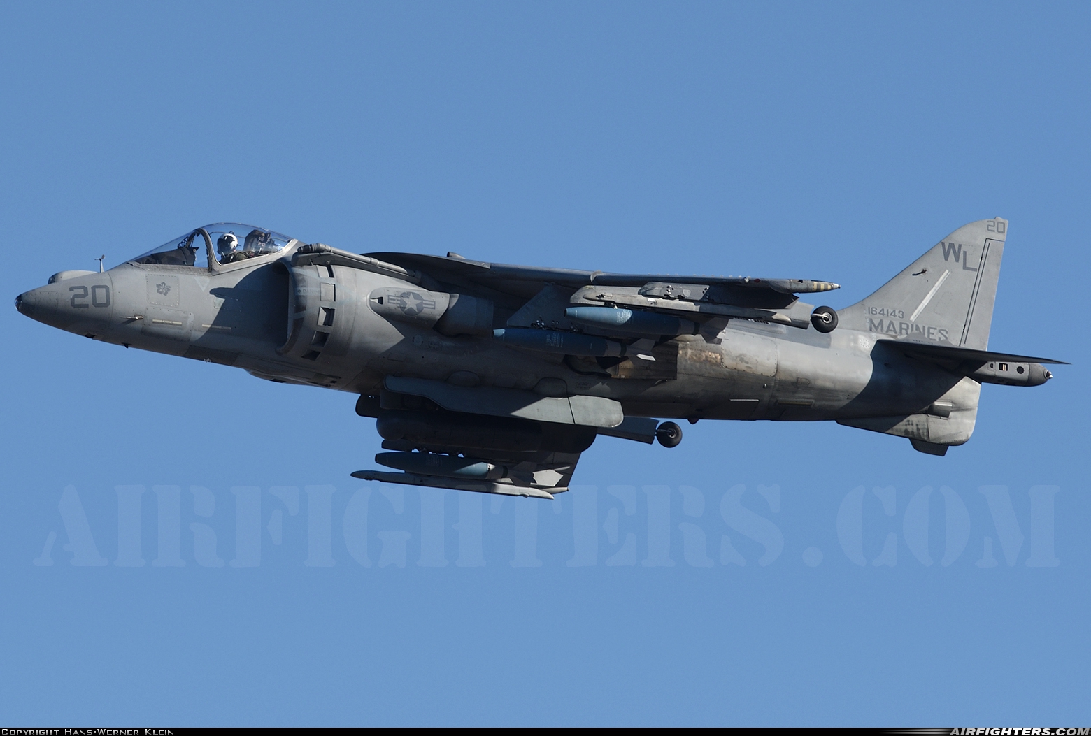 USA - Marines McDonnell Douglas AV-8B Harrier II 164143 at Yuma - MCAS / Int. (NYL / KNYL), USA