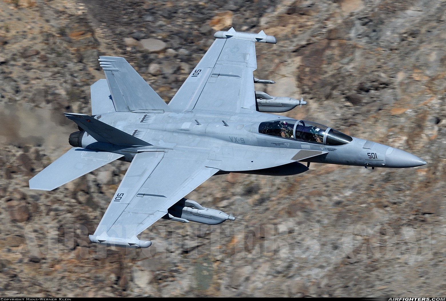 USA - Navy Boeing EA-18G Growler 166857 at Off-Airport - Rainbow Canyon area, USA