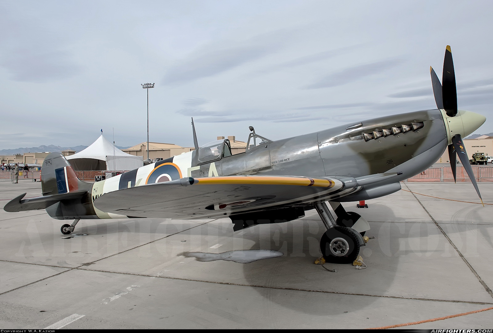 Private Supermarine 361 Spitfire LF.IXc N959RT at Las Vegas - Nellis AFB (LSV / KLSV), USA