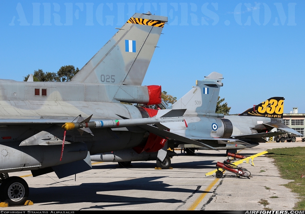 Greece - Air Force General Dynamics F-16D Fighting Falcon 025 at Andravida (Pyrgos -) (PYR / LGAD), Greece