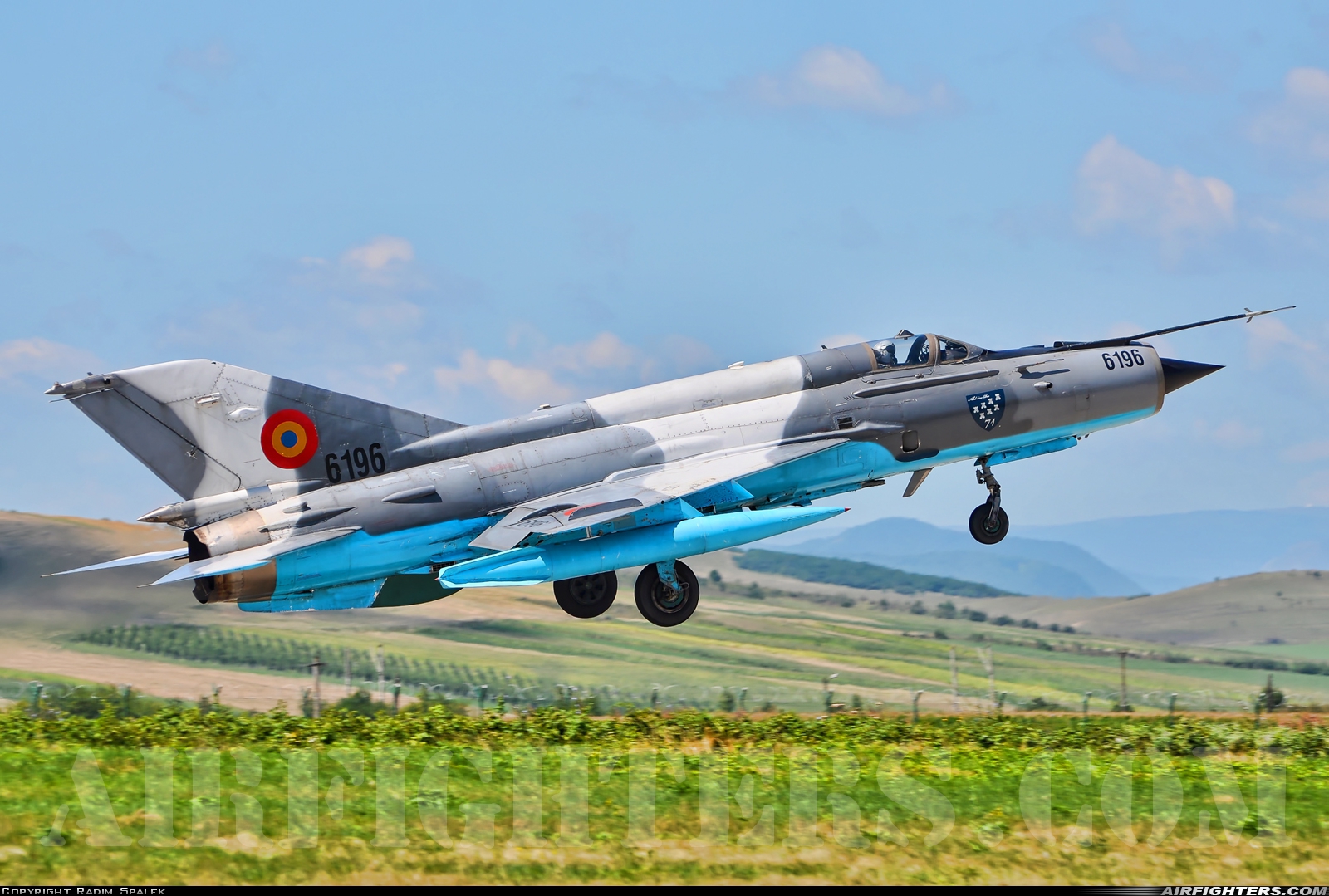Romania - Air Force Mikoyan-Gurevich MiG-21MF-75 Lancer C 6196 at Campia Turzii (LRCT), Romania