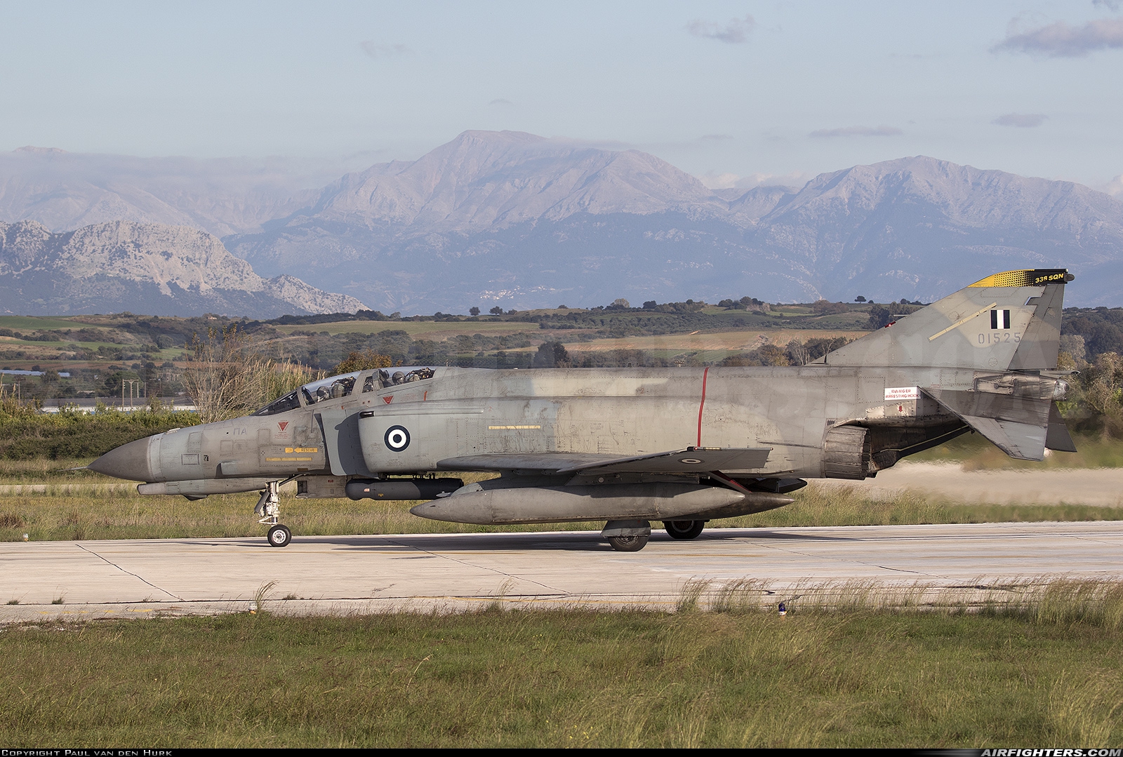 Greece - Air Force McDonnell Douglas F-4E AUP Phantom II 01525 at Andravida (Pyrgos -) (PYR / LGAD), Greece