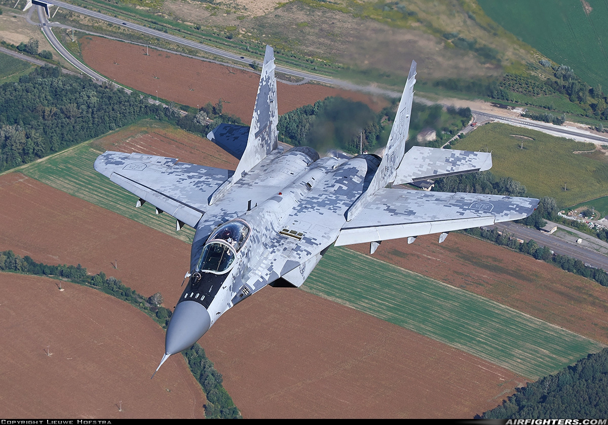 Slovakia - Air Force Mikoyan-Gurevich MiG-29AS 0921 at In Flight, Czech Republic