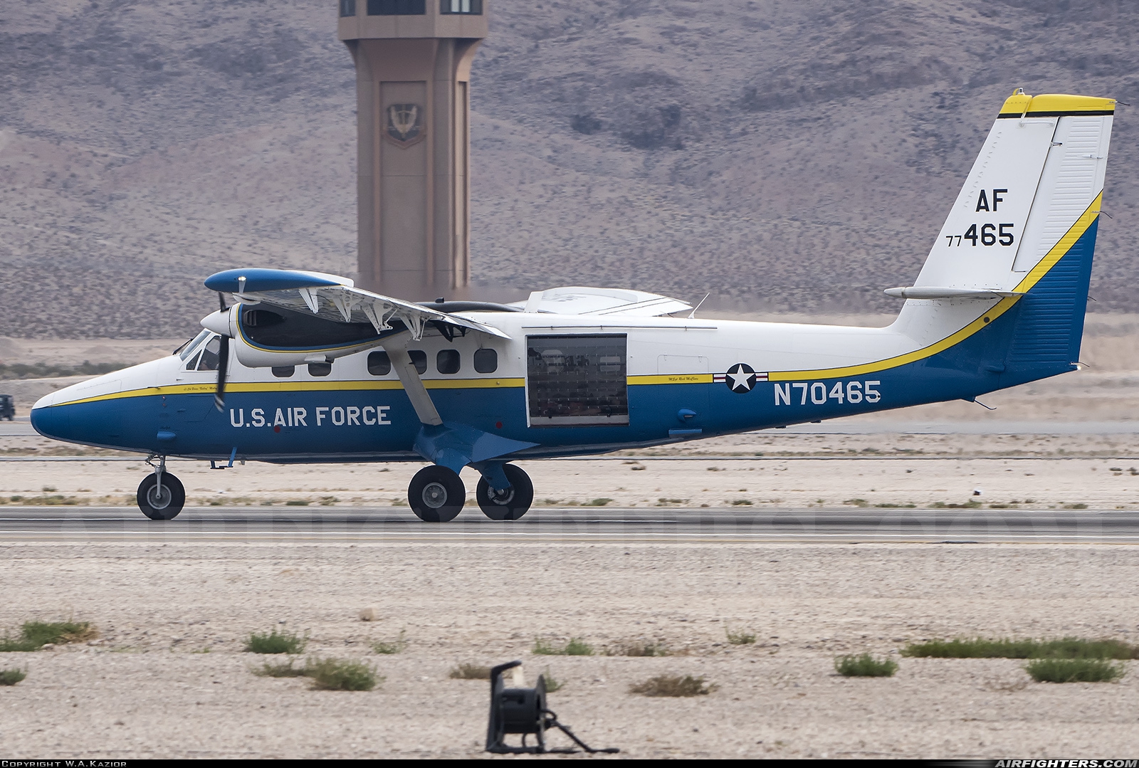 USA - Air Force De Havilland Canada UV-18B Twin Otter 77-0465 at Las Vegas - Nellis AFB (LSV / KLSV), USA