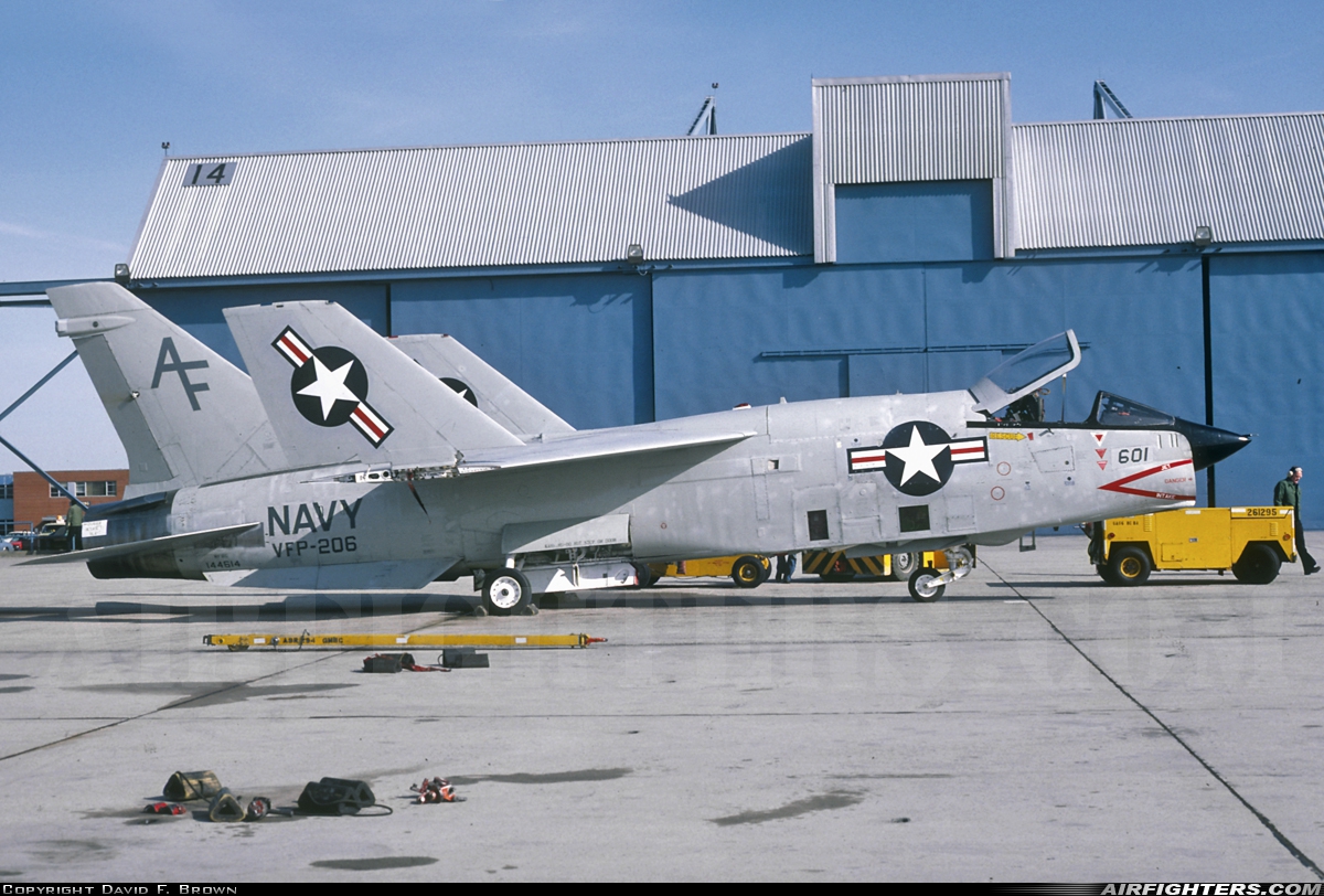 USA - Navy Vought RF-8G Crusader 144614 at Camp Springs - Andrews AFB (Washington NAF) (ADW / NSF / KADW), USA
