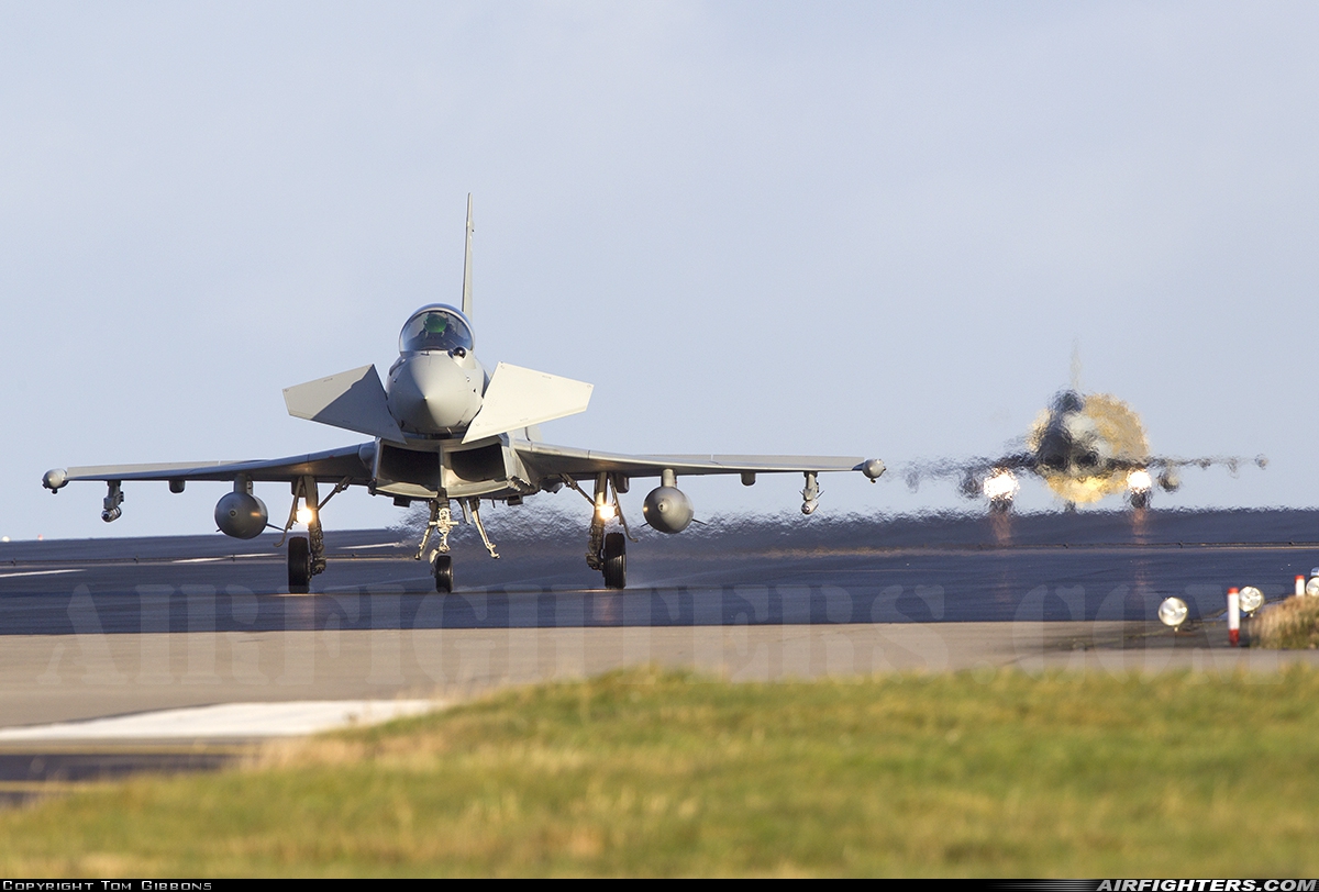 UK - Air Force Eurofighter Typhoon FGR4 ZK368 at Lossiemouth (LMO / EGQS), UK